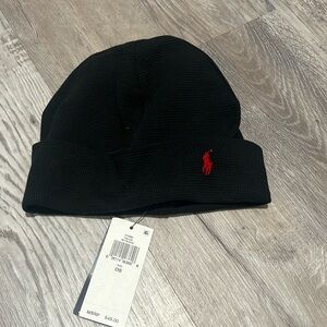 Ralph Lauren Polo knit cap -Black